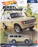 Masinuta metalica Hot Wheels Premium, Toyota Land Cruiser FJ60, HNW53, Fast and Furious 2/5, 1:64, crem
