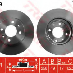 Disc frana HYUNDAI GETZ (TB) (2002 - 2010) TRW DF4409