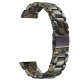 Curea polimer compatibila cu Fossil Q Grant, Telescoape QR, 22mm, Army Green, Very Dream