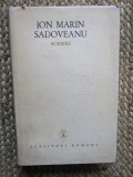 Scrieri Vol. 2 Sfarsit de Veac in Bucuresti - Ion Marin Sadoveanu, Minerva 1970, Roman, Coperta Cartonata