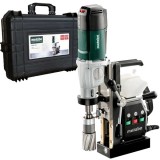 Metabo MAG 50 - RESIGILAT - Masina de gaurit cu talpa magnetica 1200 W 80 mm 90 Nm 12250 N Weldon 19 mm protectie repornire led iluminare rezervor lic