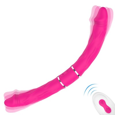 Vibrator Double Cici Remote Fucsia foto