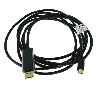 Cablu USB-C la DisplayPort, 3m, tata-tata, Lanberg 43682, HDR, DPCP 1.0, 4K-60Hz, negru foto