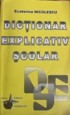 Dictionar explicativ scolar Ecaterina Nicolescu