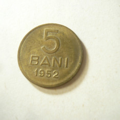 Moneda 5 Bani 1952, cal. buna