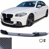 Spoiler frontal lipa performanta aspect carbon, potrivit pentru BMW Seria 5 F10 F11 10-17 Performance AutoTuning