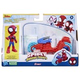 SPIDEY PRIETENII EXTRAORDINARI SET MOTOCICLETA SI FIGURINA SPIDEY 10CM, SPIDER-MAN