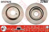 Disc frana LAND ROVER RANGE ROVER III (LM) (2002 - 2012) TRW DF4792S