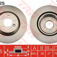 Disc frana LAND ROVER RANGE ROVER SPORT (LS) (2005 - 2013) TRW DF4792S