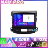 Navigatie Mitsubishi Outlander 2010 KIT 056 EDOTEC-LITE Android Ecran 720P Octa Core 8 128 Carplay CarStore Technology