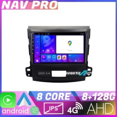 Navigatie Mitsubishi Outlander 2010 KIT 056 EDOTEC-LITE Android Ecran 720P Octa Core 8 128 Carplay CarStore Technology foto