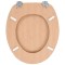 Capace WC, 2 buc., MDF, model bambus - 5