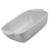 Vas termorezistent, 25.7x16x7x7 cm, Alb