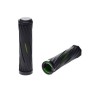 Mansoane bicicleta din cauciuc, 120mm, culoare negru/verde Cod:AWR2243G