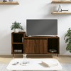 VidaXL Comodă TV, stejar maro, 100x35x55 cm, lemn prelucrat 831315