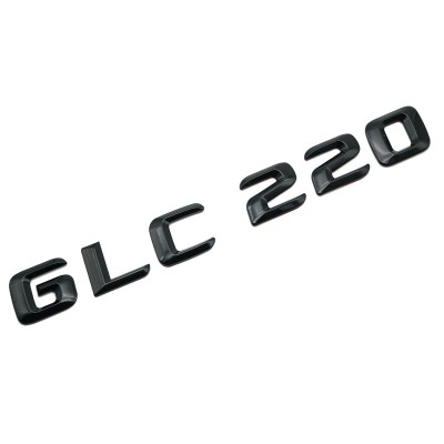 Emblema GLC 220 Negru, pentru spate portbagaj Mercedes foto