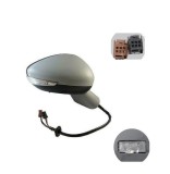 Oglinda exterioara Citroen Ds5, 09.2011-, partea Dreapta, culoare sticla culoare albastra, sticla convexa, carcasa grunduita, cu incalzire, 160721318