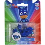 Figurina cu vehicul Eroi in pijama, Cat-Car, PJ Masks