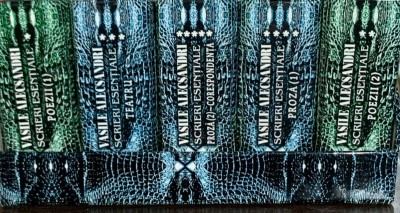 Vasile Alecsandri - Scrieri esentiale (5 volume in caseta, format foarte mic) foto