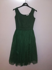 Rochie eleganta - Santana (verde, marimea 36) foto