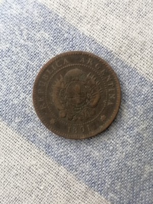 1 Un Centavo 1891 - Argentina foto