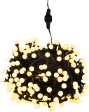 Instalatie luminoasa de Craciun 200 LED, lumina calda, 16 m, IP44