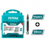 TOTAL - Set 10 biti de impact PH2x50mm