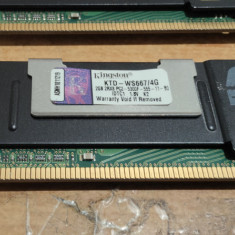 Ram Server Kingston 4gb (2X2gb) PC2-5300F KTD-WS667-4g