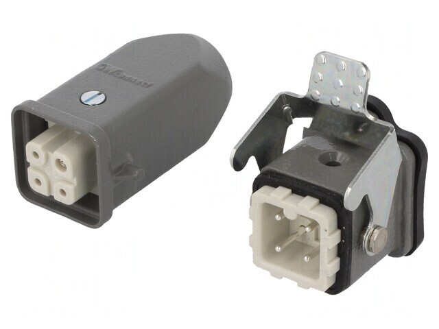 Conector HDC Tată-Mamă 4+3 Pin 3A Drept
