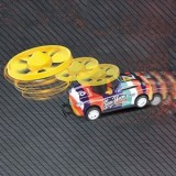 Set Mașini cu Lansare de Discuri, 6 Mașini și 18 Discuri, Multicolor, CMCLASS