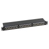 Patch Panel 1U, FTP cat6A, 24 porturi RJ45 - ASYTECH Networking ASY-PP-FTP6A-24