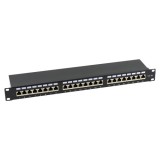 Patch Panel 1U, FTP cat6A, 24 porturi RJ45 - ASYTECH Networking ASY-PP-FTP6A-24