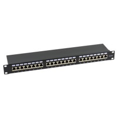 Patch Panel 1U, FTP cat6A, 24 porturi RJ45 - ASYTECH Networking ASY-PP-FTP6A-24