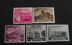 Romania MNH 1955 - LP 388 - Muzee din Bucuresti foto