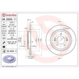 Set disc frana Hyundai Grandeur (Hg) 01.11-, I30 (Pde Pd Pden) 11.16-, I30 Estate (Pde) 03.17-, I30 Estate Van (Pde) 03.17-, I30 Fastback (Pde Pden), BREMBO