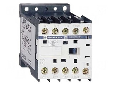 Contactor 4P NO 24VDC 12A DIN LP1K12004BD foto