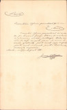 HST 278S Decizie pentru un alumneu semnată olograf mitropolit Ioan Metianu 1898