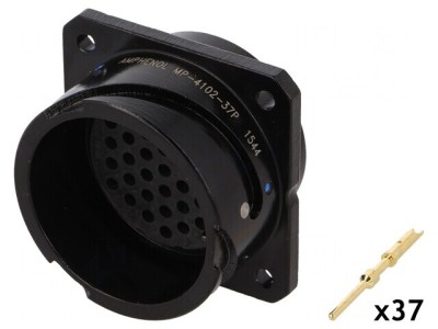 Conector Circular Soclu 16P 37 Pin 13A foto