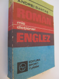 Mic dictionar Roman Englez - Andrei Bantas