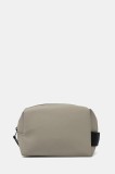 Rains portfard Wash Bag Small W3 culoarea verde, 15580
