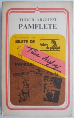Pamflete &amp;ndash; Tudor Arghezi foto