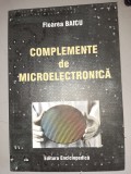 COMPLEMENTE DE MICROELECTRONICA - FLOAREA BAICU