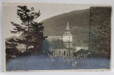 BRASOV , BISERICA NEAGRA , FOTOGRAFIE TIP CARTE POSTALA , 1943