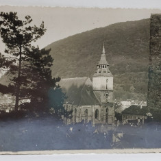 BRASOV , BISERICA NEAGRA , FOTOGRAFIE TIP CARTE POSTALA , 1943