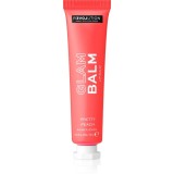 Revolution Relove Glam Balm balsam de buze hranitor cu parfum Pretty Peach 15 g