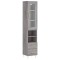 Dulap inalt, gri sonoma, 34,5x34x180 cm, lemn prelucrat