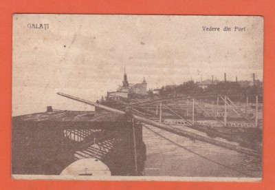 AMS @ - ILUSTRATA GALATI, VEDERE DIN PORT - NECIRCULATA foto