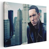 Tablou afis Eminem cantaret rap 2335 Tablou canvas pe panza CU RAMA 30x40 cm