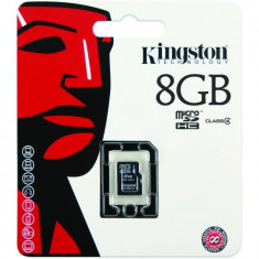 Card Kingston Micro SDHC 8GB Clasa 4 SDC4/8GBSP foto