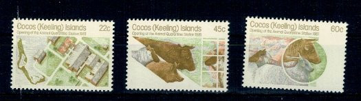 Cocos (Keeling) Islands 1981 - Animal Quarantine Station, serie